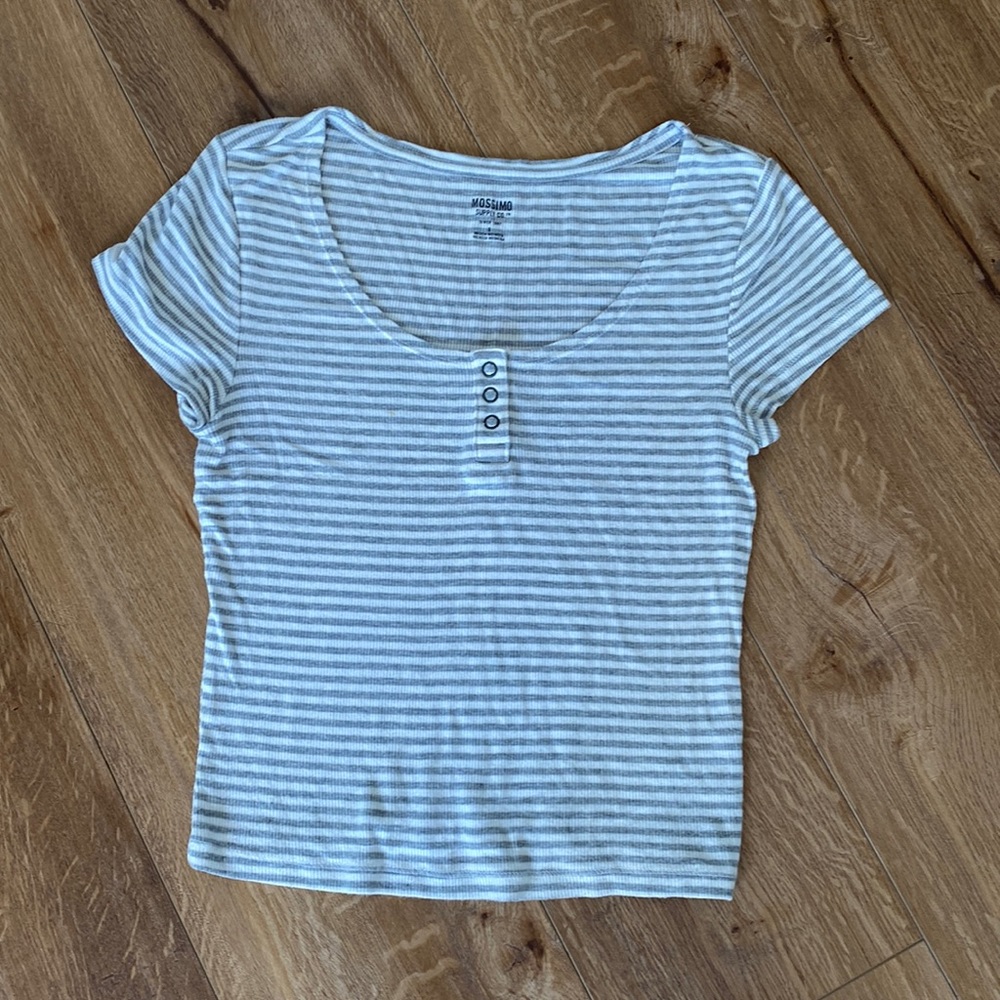 Striped midi top